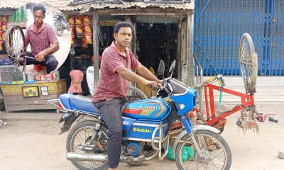 তেল ছাড়াই চলছে সুজুকি মোটরসাইকেল