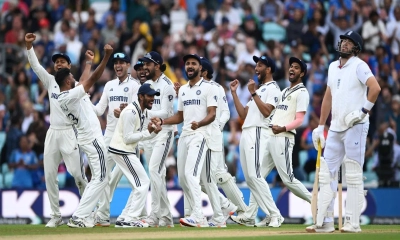 ওভাল টেস্টে  ভারতের জয় 