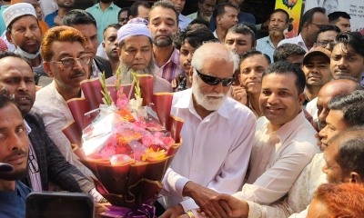 দায়িত্ব নেওয়ার পর প্রথম গৌরীপুর সফরে সংবর্ধিত প্রতিমন্ত্রী ইকবাল