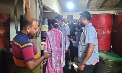 গাজীপুরে যৌথ অভিযানে অবৈধ জ্বালানি উদ্ধার