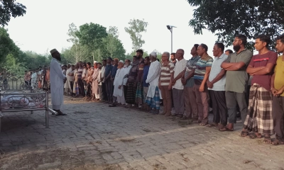 কথিত পীর শামীমকে পুলিশ পাহারায় দাফন