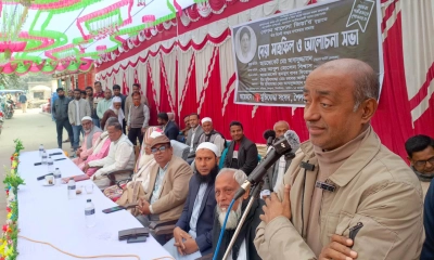 ‘ভোট চাইতে আসিনি, এসেছি সোনার শৈলকুপা গড়তে’