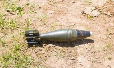 উড়ে এসে কৃষি জমিতে পড়ল মর্টার শেল, কেঁপে উঠল এলাকা