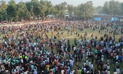 মহেশপুরে দর্শকদের চাপে পণ্ড নারী ফুটবলারদের ম্যাচ