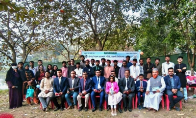 নবীন শিক্ষার্থীদের বরণ করে নিল রাবির চৌগাছা উপজেলা সমিতি