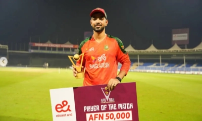 চাপ না নিয়ে নিজের খেলাটা খেলতে চাই : সাইফ হাসান