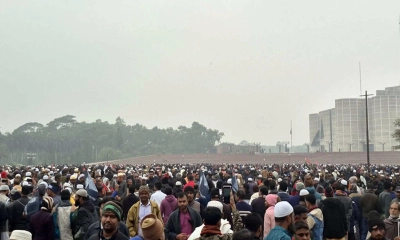 খালেদা জিয়ার জানাজায় লক্ষাধিক মানুষের উপস্থিতি