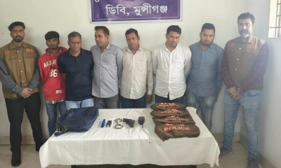 চাকরিচ্যুত পুলিশ-সেনাসহ ৬ ডাকাত গ্রেপ্তার