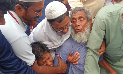 বিয়ে করে বাড়ি ফেরার পথে দুর্ঘটনায় নিহতদের জানাজা জুমার পর