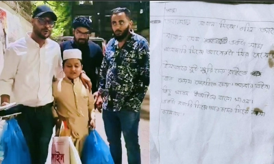 ভাইরাল সেই এতিম শিশুর পাশে বাকৃবি ছাত্রদলের আহ্বায়ক