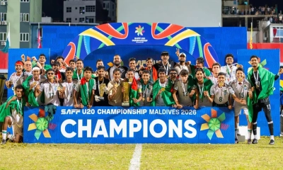 দেশবাসীকে শিরোপা উৎসর্গ করল মিঠু-মাহিনরা