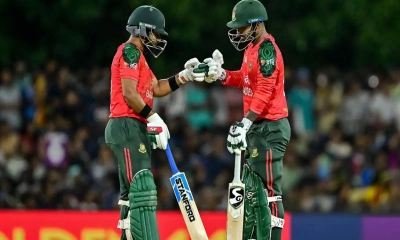 পাওয়ার প্লেতে বাংলাদেশের সংগ্রহ ৬৭ রান