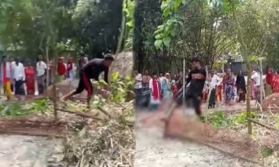 জমি কম পাওয়ায় বাবার কবর ভাঙচুর করল ছেলে
