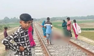 লোহাগড়ায় ট্রেনে কাটা পড়ে একজনের মৃত্যু
