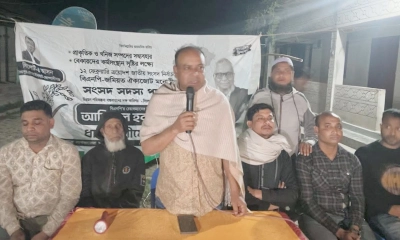 গোয়াইনঘাটে ধানের শীষের সমর্থনে যুবদলের পথসভা
