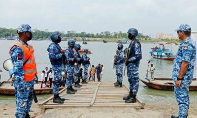 নৌপথে নিরাপত্তা জোরদার করেছে কোস্টগার্ড