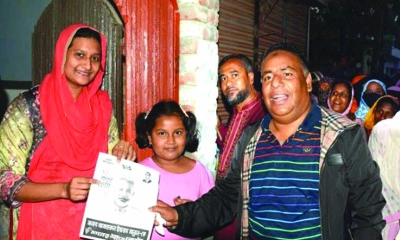 সিদ্ধিরগঞ্জে ইকবাল হোসেনের গণসংযোগ