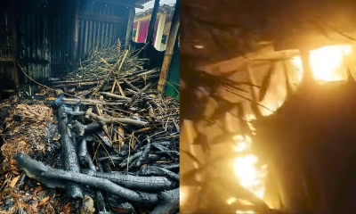 ঢাবি ছাত্রশক্তি নেতা সাইফুল্লাহর গ্রামের বাড়িতে আগুন