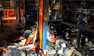 গাজীপুরে মোবাইল ও এক্সেসরিজ দোকানে ভয়াবহ আগুন