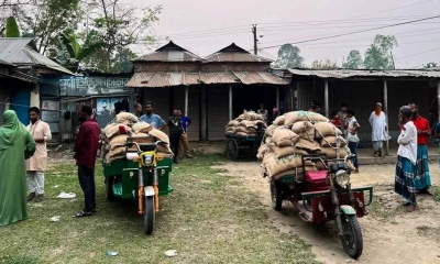 ময়মনসিংহে খাদ্যবান্ধব কর্মসূচির ১৪০ বস্তা চাল উদ্ধার