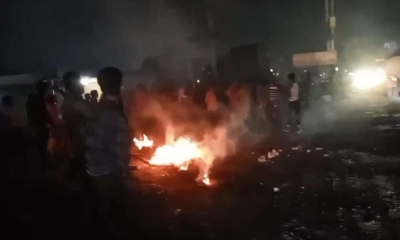 ঢাকা-চট্টগ্রাম মহাসড়কে চলন্ত ট্রাকে আগুন