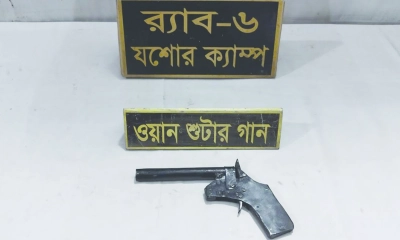 যশোরে শুটারগানসহ একাধিক মামলার সন্ত্রাসী আটক