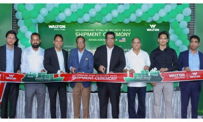 যুক্তরাষ্ট্রে ওয়ালটন পিসিবিএ রপ্তানি উদ্বোধন করলেন