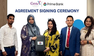 প্রাইম ব্যাংক ও জেনএক্স হেলথের মধ্যে চুক্তি স্বাক্ষর
