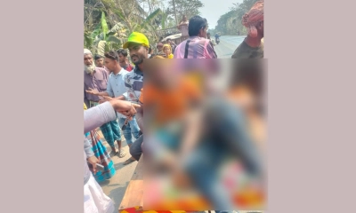 সাতক্ষীরায় গরুবোঝাই ইঞ্জিনভ্যান খাদে পড়ে চালক নিহত