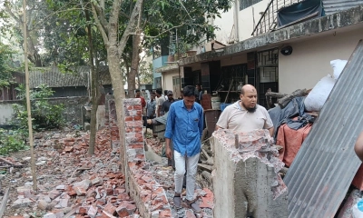 বিএনপি নেতার বাড়িতে ভাঙচুর, পুলিশ ও সাংবাদিকের ওপর হামলা