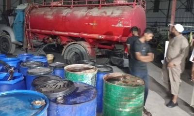 পলাশে ৯ হাজার লিটার ডিজেল উদ্ধার