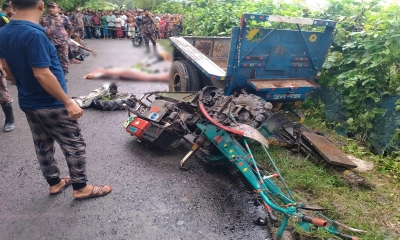 শার্শায় ট্রলি-মোটরসাইকেল সংঘর্ষে নিহত ২, আহত ৩