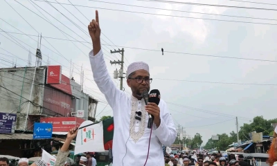 মানিকগঞ্জের হরিরামপুরে বাংলাদেশ জামায়াতে ইসলামীর নির্বাচনী প্রচারণা ও পথসভা অনুষ্ঠিত হয়েছে।       ছবি- রূপালী বাংলাদেশ