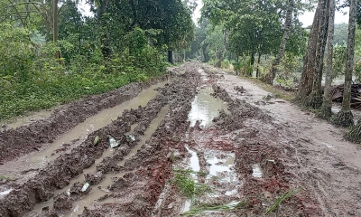 রাস্তার দুর্ভোগে ভেঙে  যাচ্ছে বিয়ের সম্বন্ধ