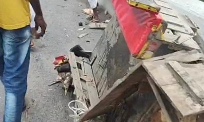 সিরাজগঞ্জে ট্রাকের ধাক্কায় ভ্যানচালক নিহত