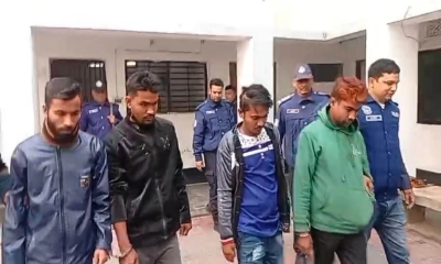 সংঘবদ্ধ ডাকাত দলের চার সদস্য গ্রেপ্তার
