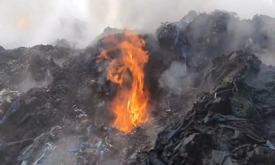 গাজীপুরে পৃথক তিন স্থানে আগুন, বসত বাড়িসহ ঝুট গুদাম পুড়ে ছাই