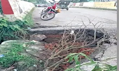 সরাইল-নাছিরনগর সড়কে ঝুঁকিপূর্ণ সেতুতে চালাচল
