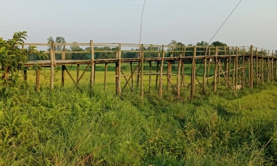 সেতুর অভাবে ৯ গ্রামের  মানুষের দুর্ভোগ