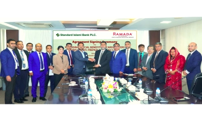 স্ট্যান্ডার্ড ইসলামী ব্যাংক ও রামাদা বাই উইন্ডহ্যাম কক্সবাজারের চুক্তি