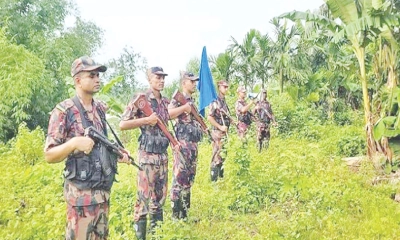 পুশইন ঠেকাতে কঠোর  অবস্থানে বিজিবি