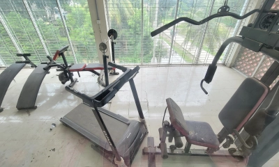 অযত্নে ধ্বংসের পথে  সরকারি ব্যায়ামাগার