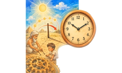 ঘড়ির কাঁটা  কেন ডান  দিকে ঘোরে?