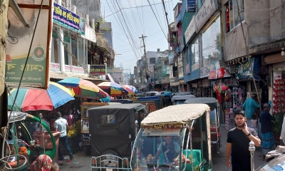 অটো রিকশায়  স্থবির আখাউড়া