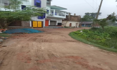 বাগমারায় নাগা বাজার-মৌলভীভিটা সড়কে চরম ভোগান্তি