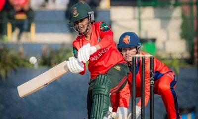 প্রস্তুতি ম্যাচে নেদারল্যান্ডসের বিপক্ষে বাংলাদেশের জয়