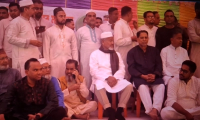 নোয়াখালীতে এমপি ফখরুল ইসলামকে সংবর্ধনা