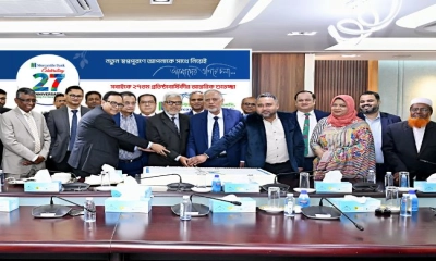 ২৭তম প্রতিষ্ঠাবার্ষিকী উদযাপন করেছে মার্কেন্টাইল ব্যাংক