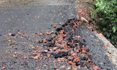 ১৫ দিনেই সড়কে ধস