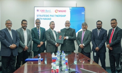নগদ-এনআরবি ব্যাংকের কৌশলগত অংশীদারিত্বের চুক্তি